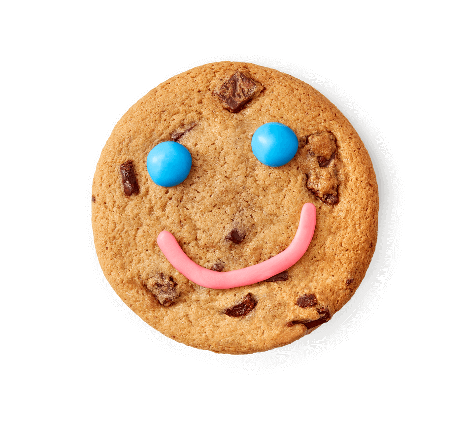 Smile Cookie étant consommé pour révéler son prix