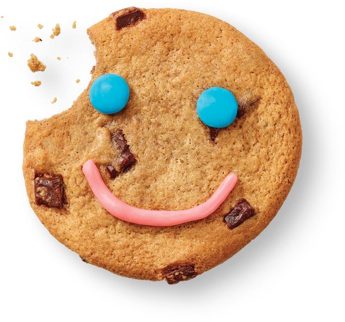 Smile Cookie floating