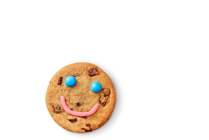 Un biscuit de sourire